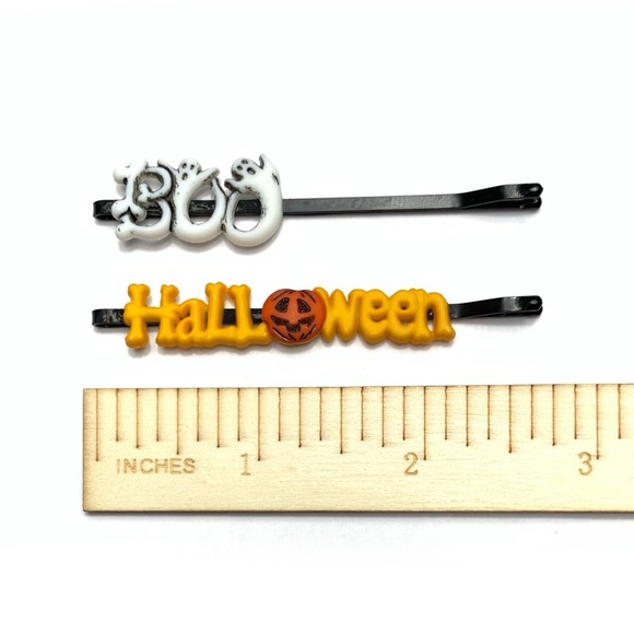 2 Halloween Statement Bobby Pin Hair Clip/Barrette - Picture 3 of 6